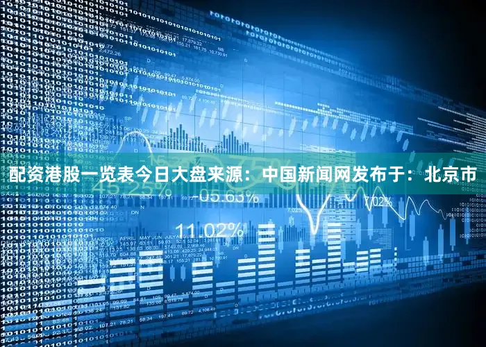配资港股一览表今日大盘来源：中国新闻网发布于：北京市